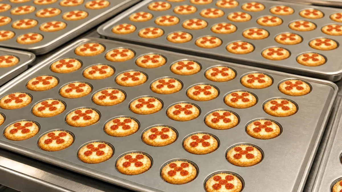 Fresh trays from the oven