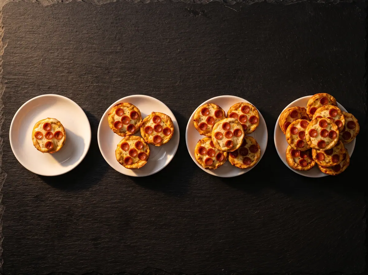 Italian Pizza Muffins portioned by package size